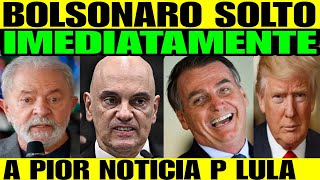 BOLSONARO SOLTO IMEDIATAMENTE!! LULA E MORAES EM DESESPERO APÓS SOFRER REVÉS DE ELON MUSK E CIRO GOM