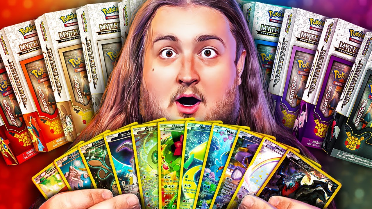 I Opened Every Mythical Pokemon Card