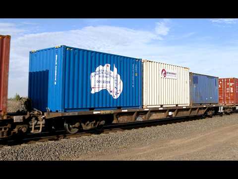 5MA5 Pacific National Container Train With NR73 NR60 G530 (7/12/2023) - PoathTV Australian Railways