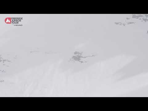 Winning Run Snowboard Men James Veitch (GBR) - Freeride Junior Verbier 3* 2018