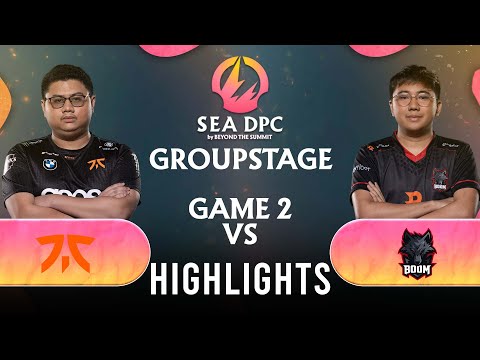 Game 2: Fnatic vs Boom Rivalry | DPC SEA 2022 Tour 3: Division I & II