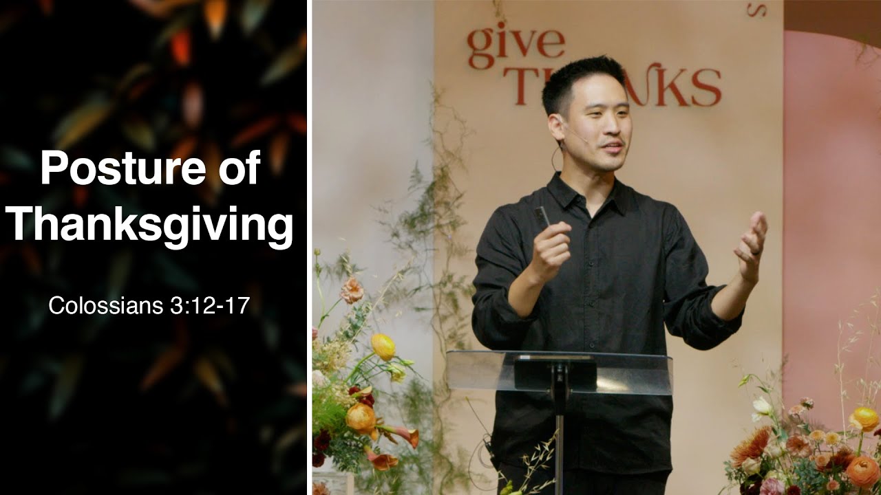 Posture of Thanksgiving