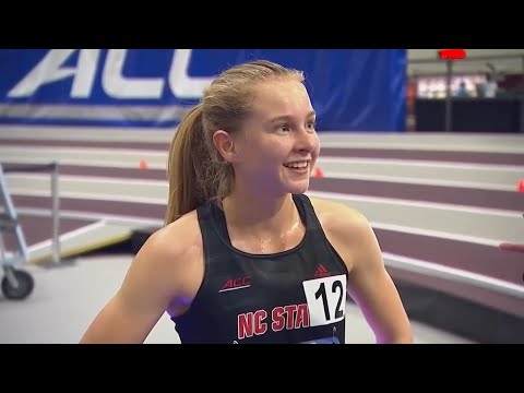 Katelyn Tuohy wins Women's 5000m | ACC Indoor Track and Field Championship 2022
