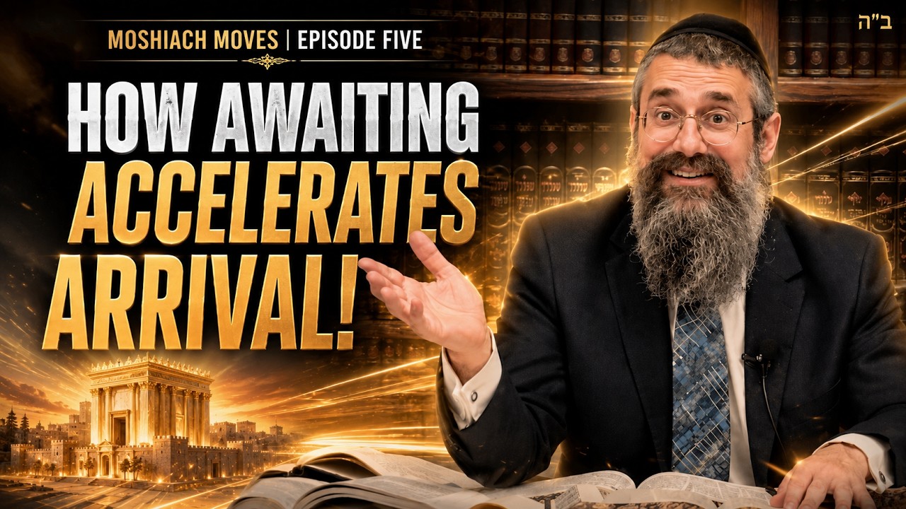"Moshiach Moves" | Awaiting Accelerates Arrival | the 5th of 18 Things You Can Do to Bring Moshiach! thumbnail