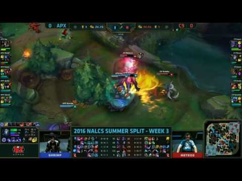 Apex vs Cloud 9 Game 1 Highlights   NA LCS Week 3 Day 3 Summer 2016   APX vs C9 G1