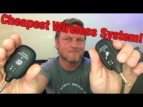 I bought the cheapest wireless guitar system I could find! Getaria 2.4ghz guitar system review!