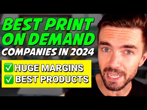 The BEST Print On Demand Company in 2024! (High MARGIN + Selection)🥇