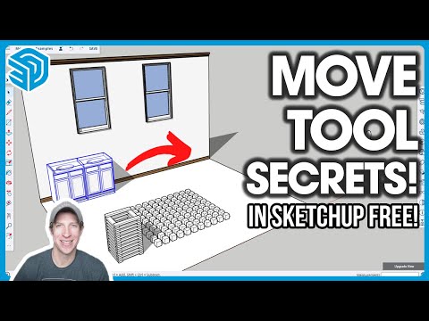 How to Use the MOVE TOOL in SketchUp Free! (Secrets Revealed!)