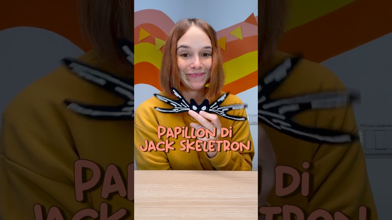 NE HO FATTA UN’ALTRA DELLE MIE! - come fare il papillon di Jack Skeletron