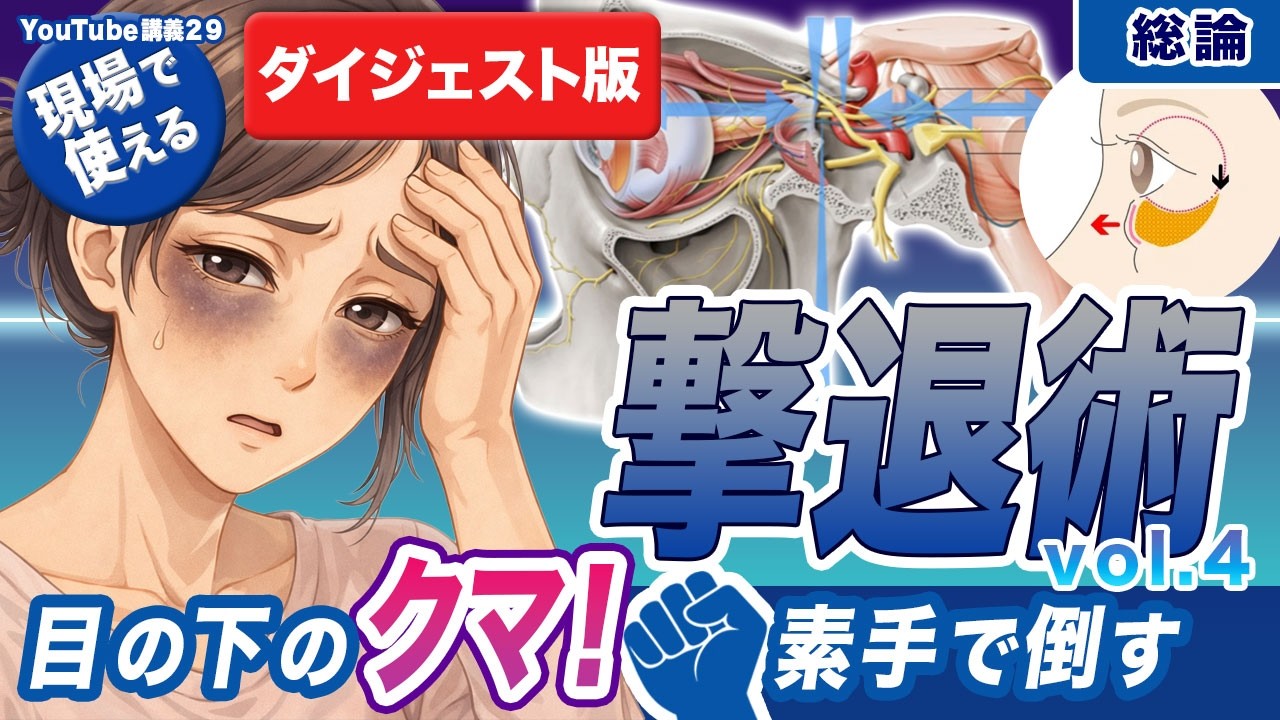 【ダイジェスト板】［現場で使える］目の下のクマ🐻！素手で倒す。撃退術総論！vol.4[さつま式YouTube講義Vol.29]