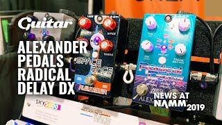 Video thumbnail for Demo: Speedy tones from Alexander Pedals' new Radical Delay DX #NAMM2019 by Guitar