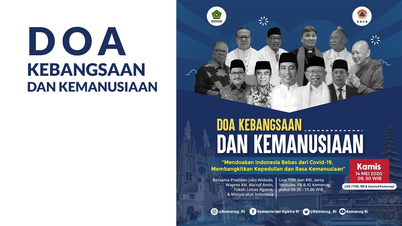 DOA KEBANGSAAN DAN KEMANUSIAAN