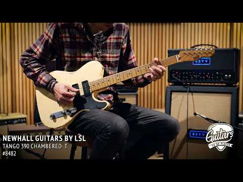 Newhall by LsL Tango 390 Chambered Swamp Ash T-Style w/ 3x P-90s – Vintage Cream image 11