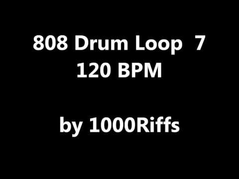 808 Drum Loop # 7 : 120 BPM - Beats Per Minute