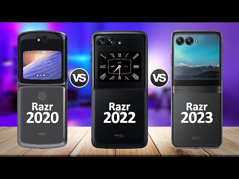Moto Razr 2023 VS Moto Razr 2022 VS Moto Razr 2020