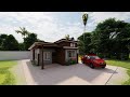 7x11 3 Bedrooms | Simple House Design | Modern Bungalow
