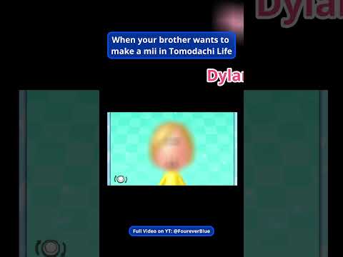 if those are her dogs' names i do not want her to ever have kids #3ds #tomodachilife #foureverblue