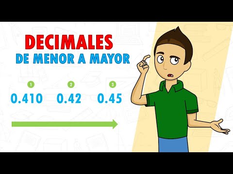 ORDENAR DECIMALES DE MENOR A MAYOR Super facil - Para principiantes