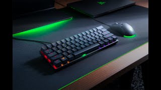 Razer huntsman mini keyboard how it works (yes there is arrows and f1 to f12 buttons)