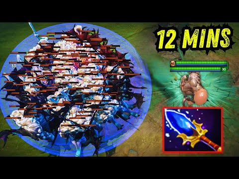 Brutal 12Mins Aghanim Pudge 37Kills No Mercy One Shot Ethereal Blade Dota 2