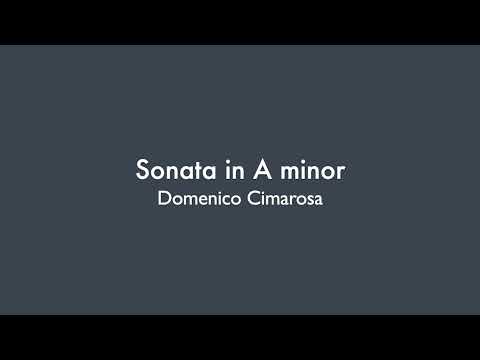 Sonata A minor - D.Cimarosa