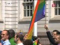 Белый дом раскрасили в цвета радуги в честь легализации однополых браков 