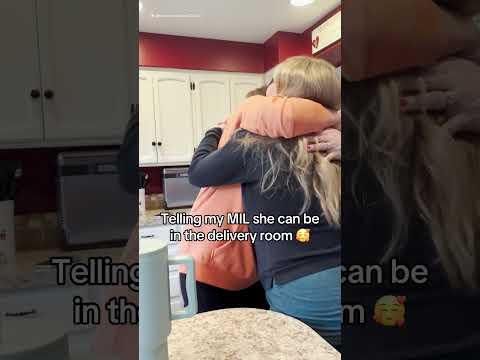 Pregnant woman invites mother-in-law into delivery room and her reaction is going viral