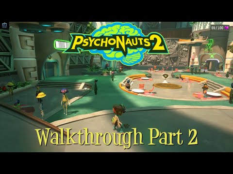 Let's Play PSYCHONAUTS 2 - Full Game Walkthrough :: Part 2 - No Commentary