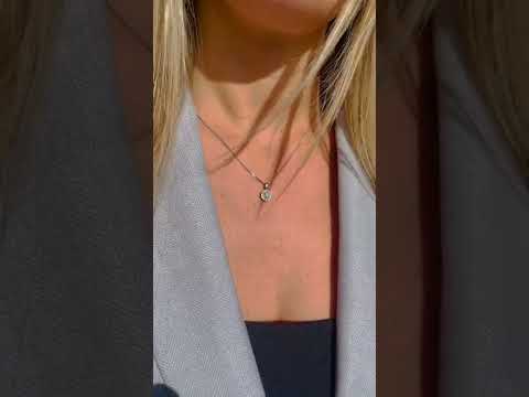 Britannia Jewellery 9ct white gold 0.25ct diamond cluster pendant 16” code: c70089