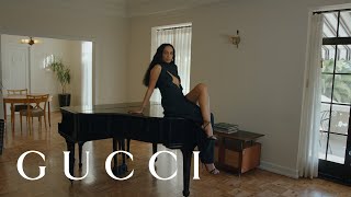 Gucci The Lead-Up: Solange Knowles before the LACMA Art+Film