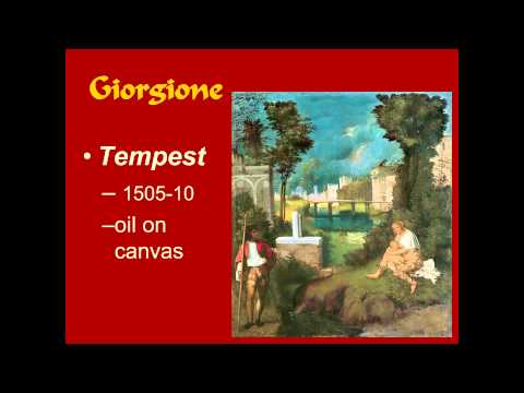 ARTH 2020/4037 Venice 1: Giorgione