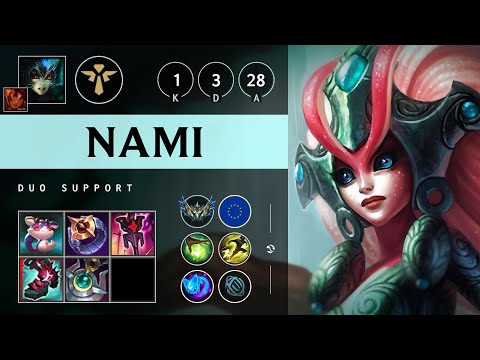 Nami Support vs Lulu - EUW Challenger Patch 25.06