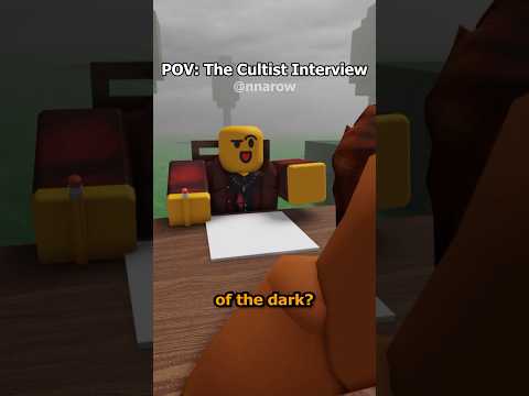 The Cultist Interview #99nightintheforest #robloxanimation