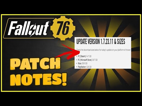 Mid Season Official Patch Notes (Jan. 20, 2026) - Fallout 76