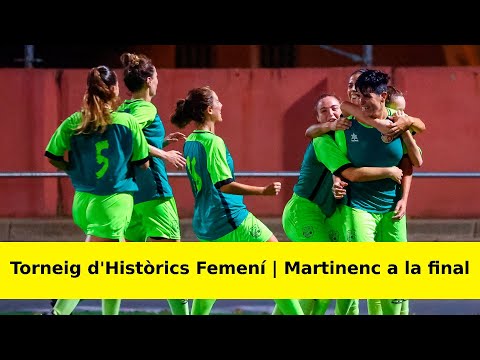 Torneig d'Històrics Femení 2023 | El Martinenc, segon finalista
