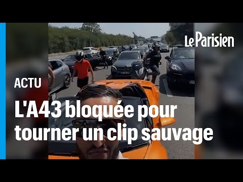 Les rappeurs Lacrim et Many Gt du gang des Dalton bloquent l’autoroute pour tourner un clip