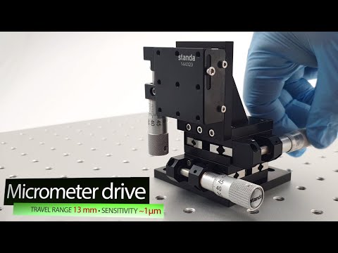 Manual Linear Stage (Precision, Compact, Micrometer Drive)