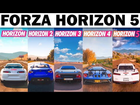 Forza Horizon | Forza Horizon 5 VS Forza Horizon 1,2,3,4 Sound Comparison!!!