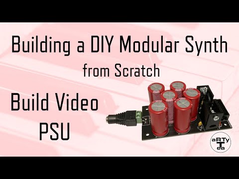 Building a DIY Modular Synth from Scratch - Build Video for the PSU