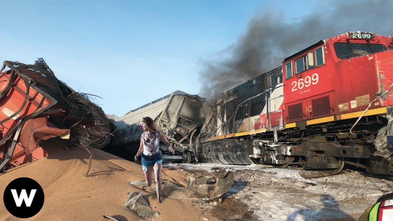 Shocking Train Moments You Wouldn't Believe if Not Filmed !