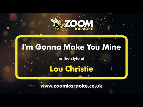 Lou Christie - I'm Gonna Make You Mine - Karaoke Version from Zoom Karaoke
