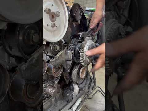 How to Remove a Viscous Fan Clutch – Easy DIY Guide 🔧🚗 #mechanic #automobile