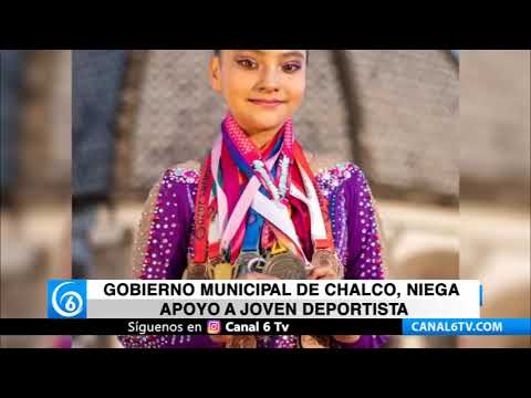 Gobierno municipal de Chalco, niegan apoyo a joven deportista