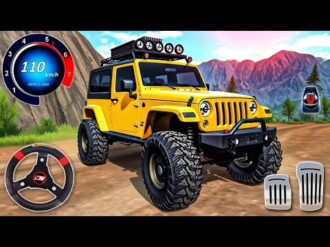 Car Driving Jeep 4x4 | Luxury SUV Prado Offroad Stunts & Mountain Driving 3D - Android GamePlay