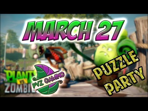 PvZ Heroes: Daily Challenge 03/27/2019 March 27 - Puzzle Party [March 27th]