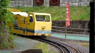 preview picture of video '足尾銅山観光のラック式鉄道トロッコ列車'