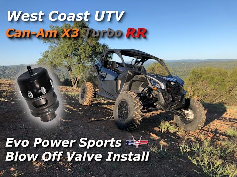 How To Install Evo Power sports Blow Off Valve And Charge Tube Kit On Can-Am X3 Turbo.