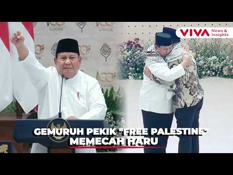 MERINDING! Teriakan "Free Palestine" Bergema, Prabowo Ungkap Alasan