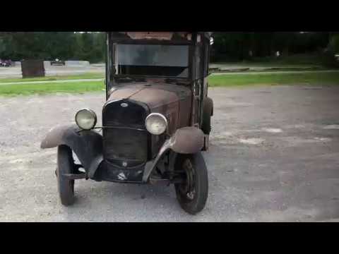 Thumbnail for Model A Ford mail truck running and driving by Ford MA