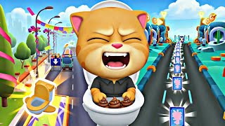 Toilet Ginger Gold Run - Party Parade event vs Meowathon event - Android Gameplay